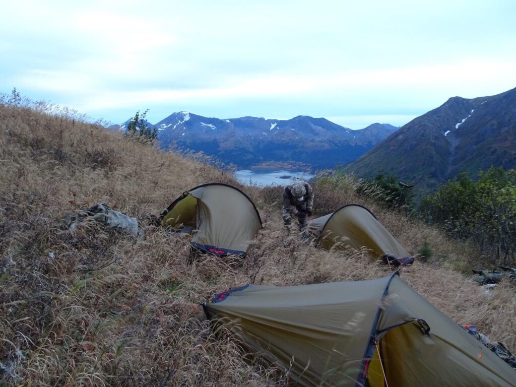 Alaska Goat hunt campsite