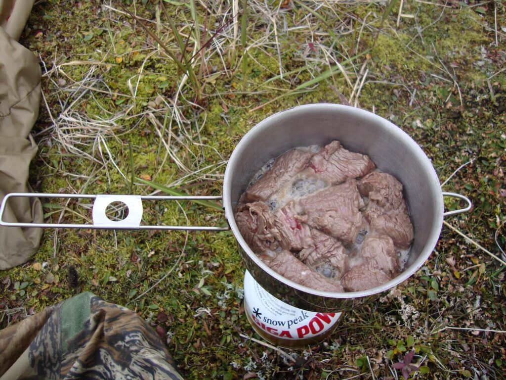 Alaska Dall Sheep dinner