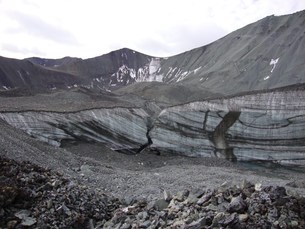 Alaska Glacier Worm Holes