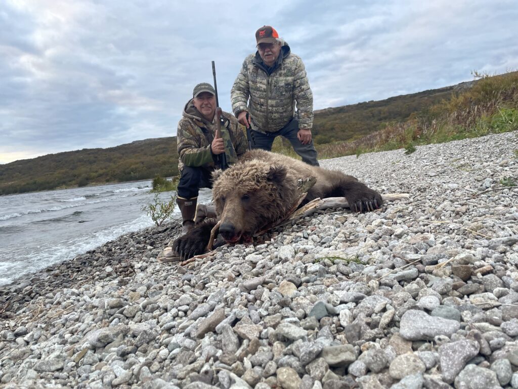 Happy Alaska Brown Bear Client